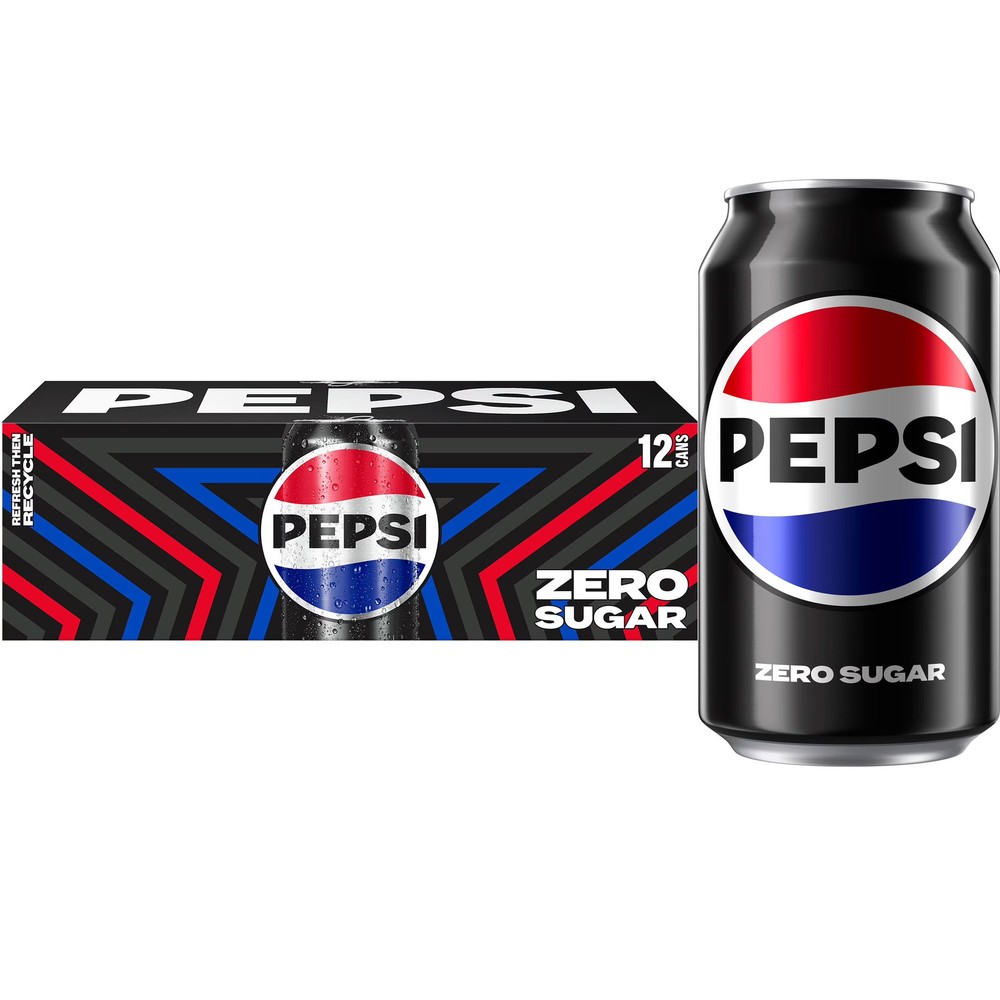 Zero Sugar Cola Soda 12 oz 12 Pack Cans