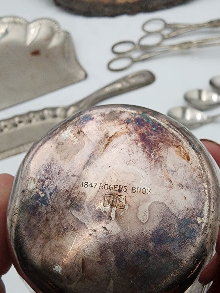 Silver Platter Ware - 12 PCS