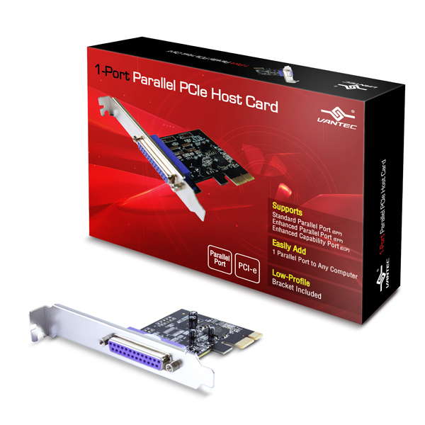 Vantec 1-Port Parallel PCIe Host Card