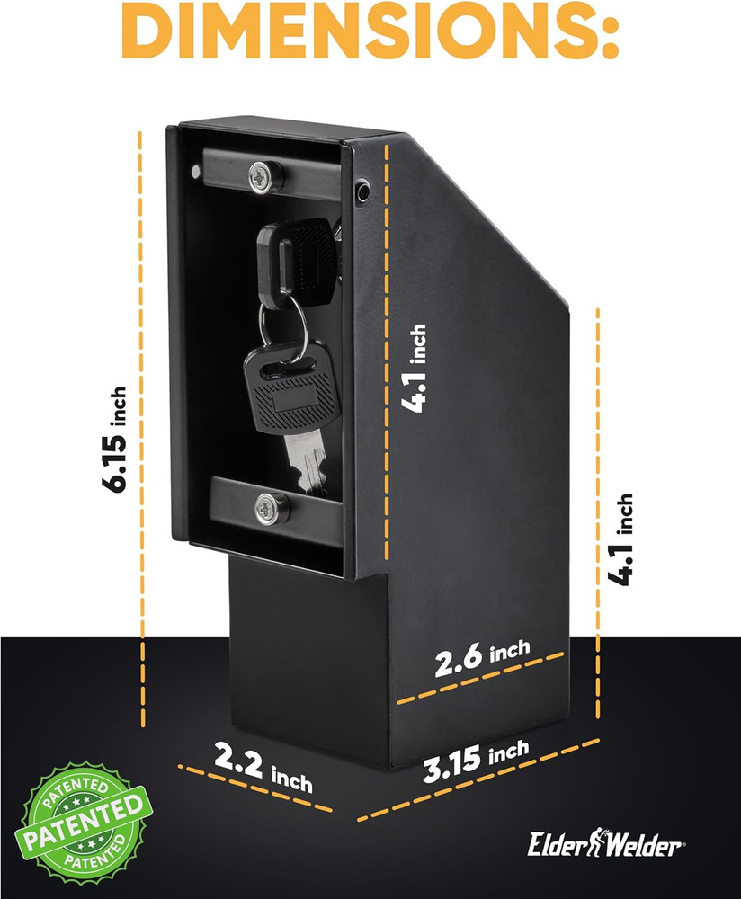 Robust Steel Construction Wall Outlet Hidden Safe with Replaceable Wall Plate