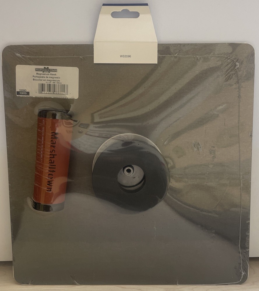 Marshalltown 12” X 12” Magnesium Hawk - 5209D