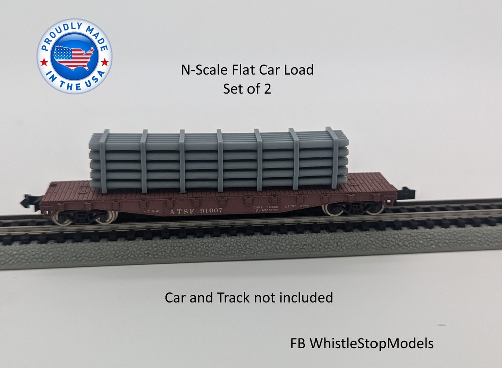 N Scale Small Pipe Load Set of 2 N9005