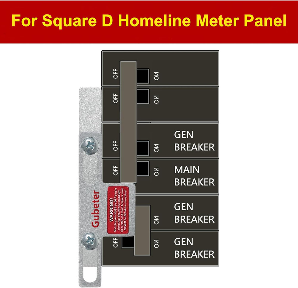Generator Interlock Kit Compatible with Square D Generator Interlock Kit for Hom