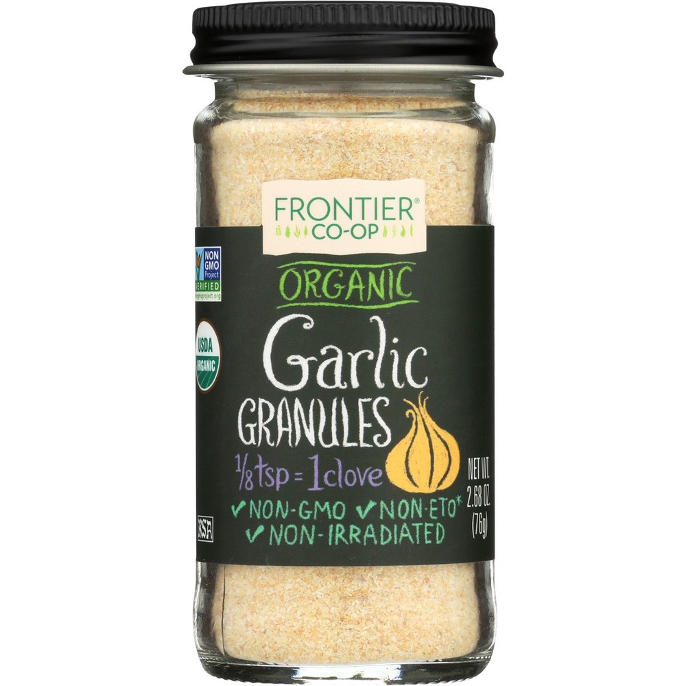 Frontier Organic Garlic Granules Non-Gmo