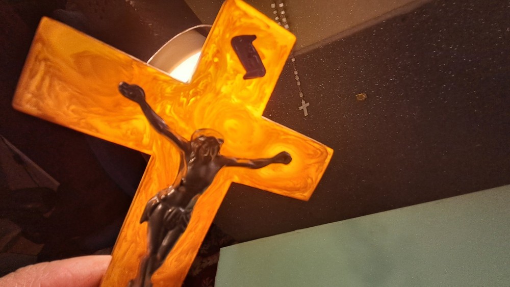 bakelite catalin cross