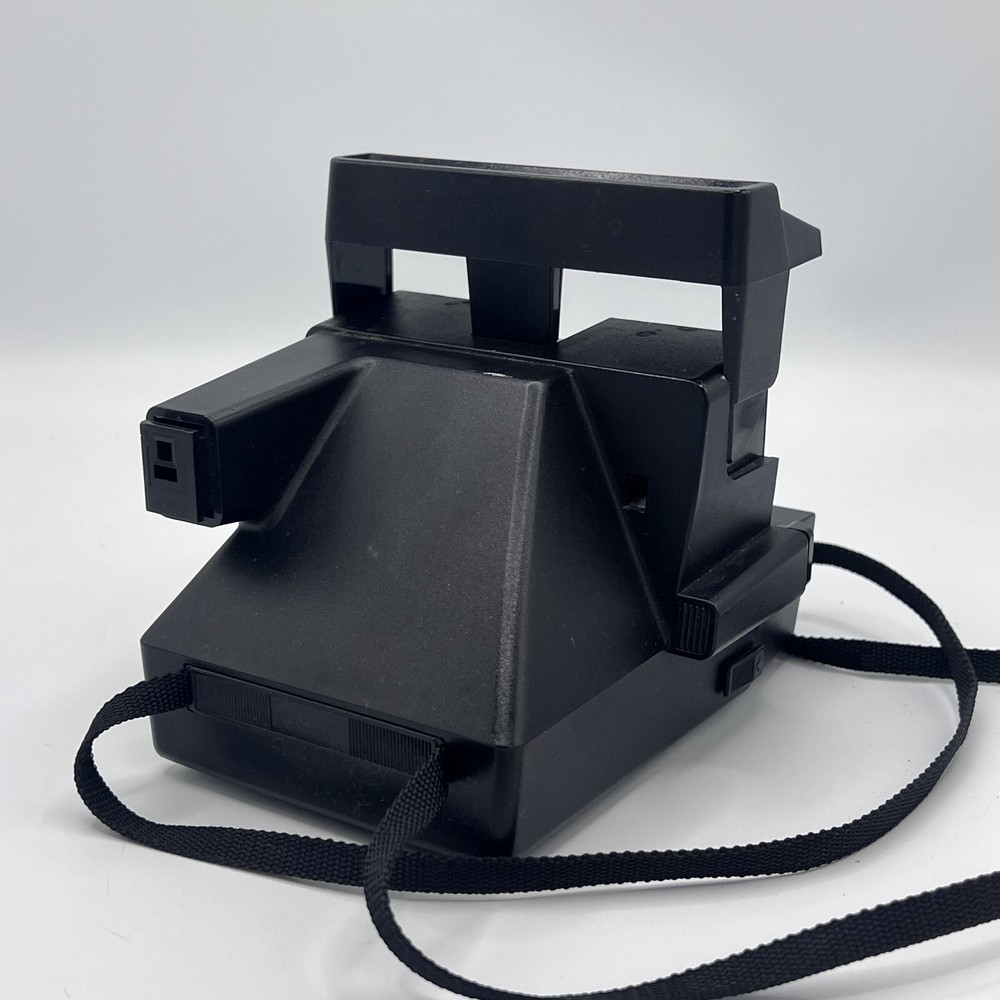 Polaroid One Step 600 Land Camera Rainbow w/Strap UNTESTED