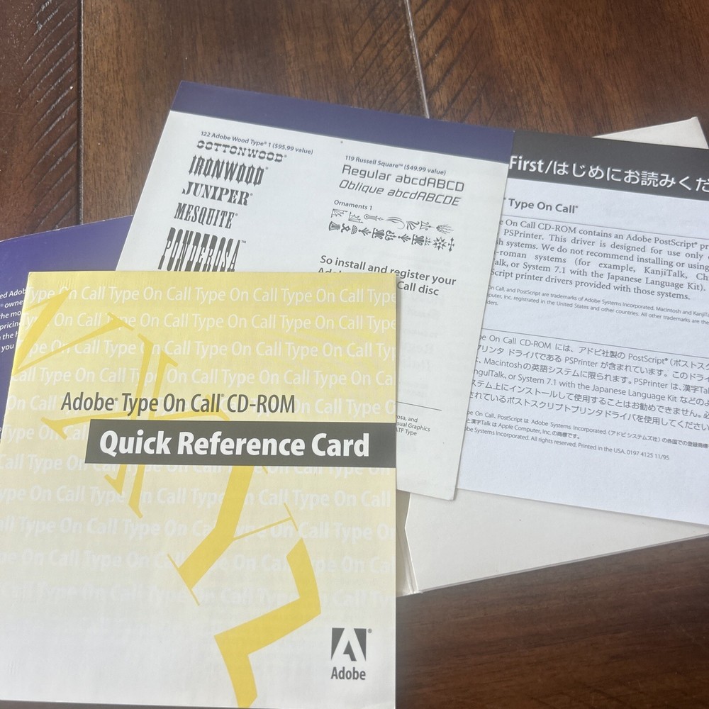 Adobe Type On Call 4.2