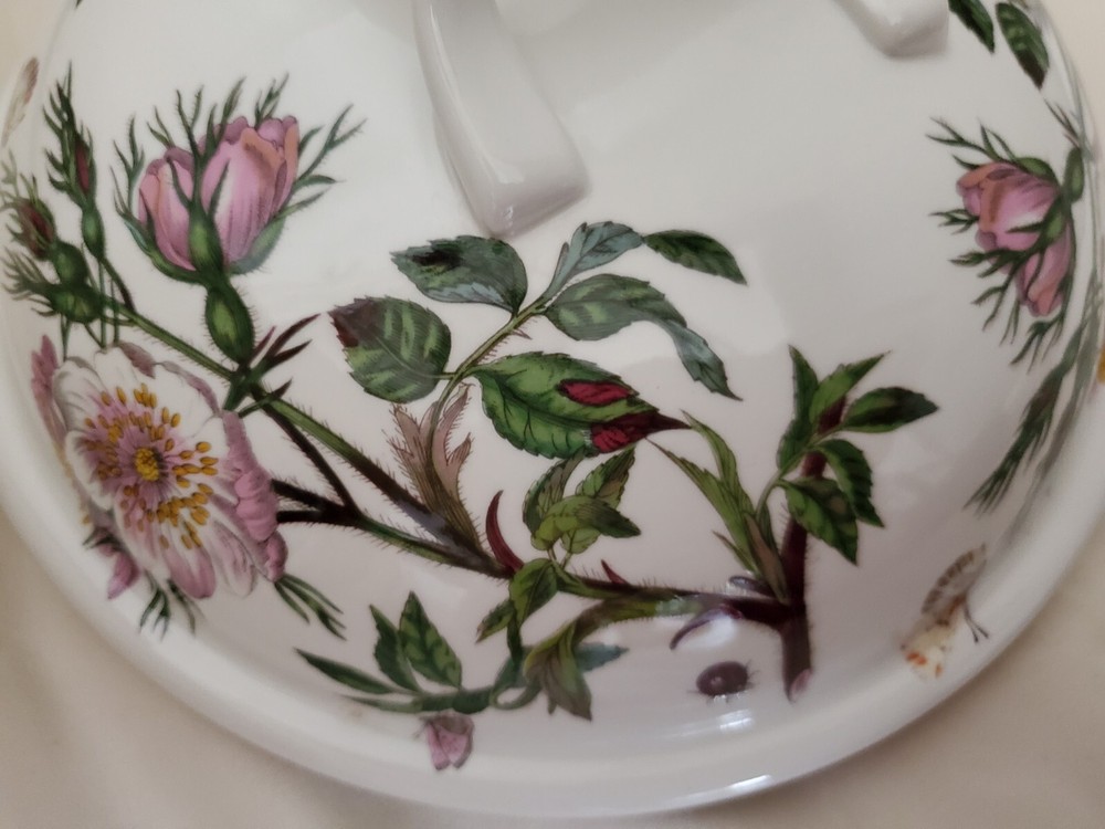 Portmeirion Botanic Garden Earthenware 4 Quart Lidded Casserole