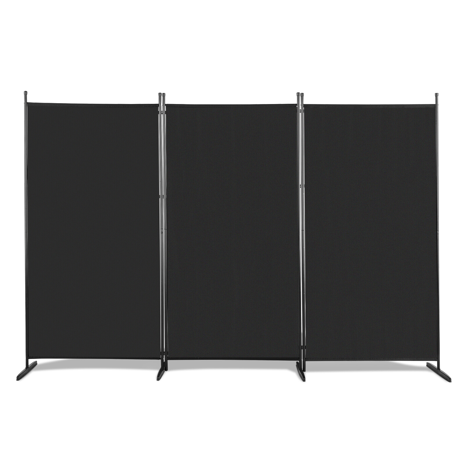 3 Panel Room Divider Folding Privacy Screen Wall Partition Home Office Separator