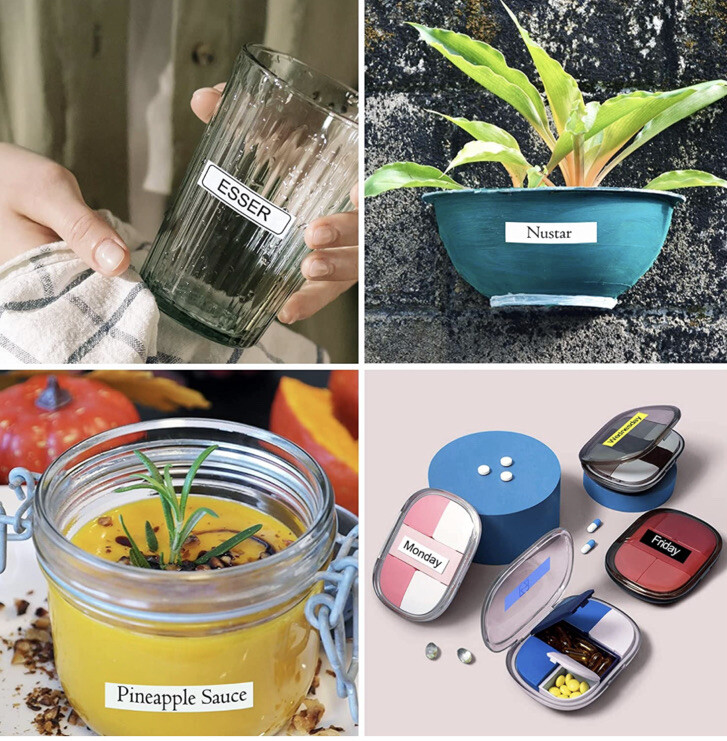 5x TZc-231 12mm 8m P-Touch Signature Tape Practical Replacement For Klebeband