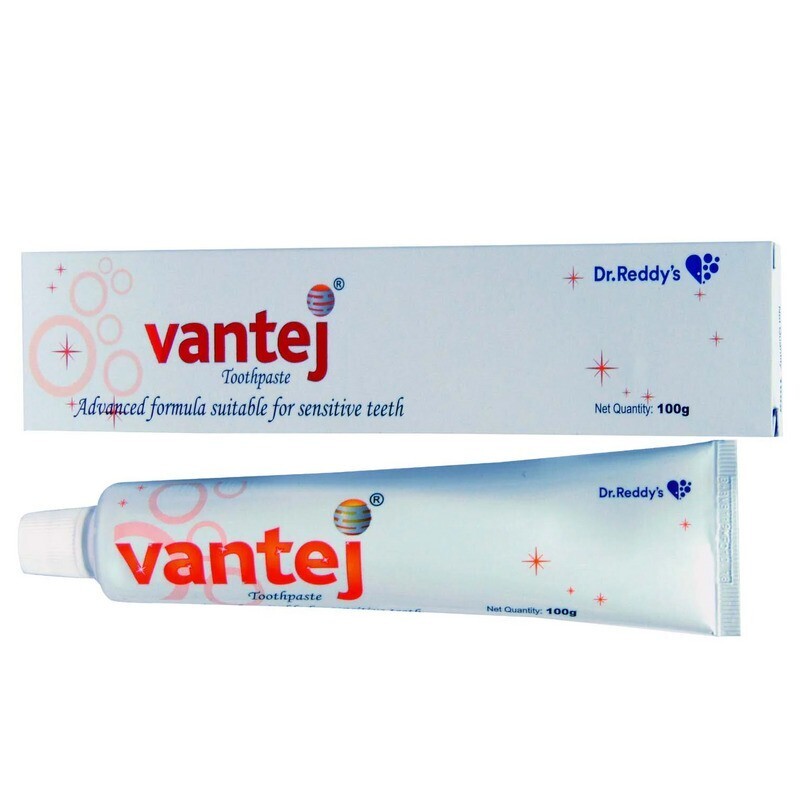 Dr. Reddy's Vantej Toothpaste Advanced Formula suitable for Sensitive Teeth 100g