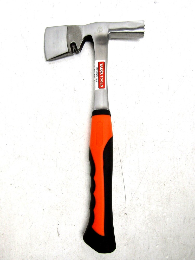 TABOR TOOLS Chopping Axe, Hand Camp Hatchet, 12" Handle, Orange