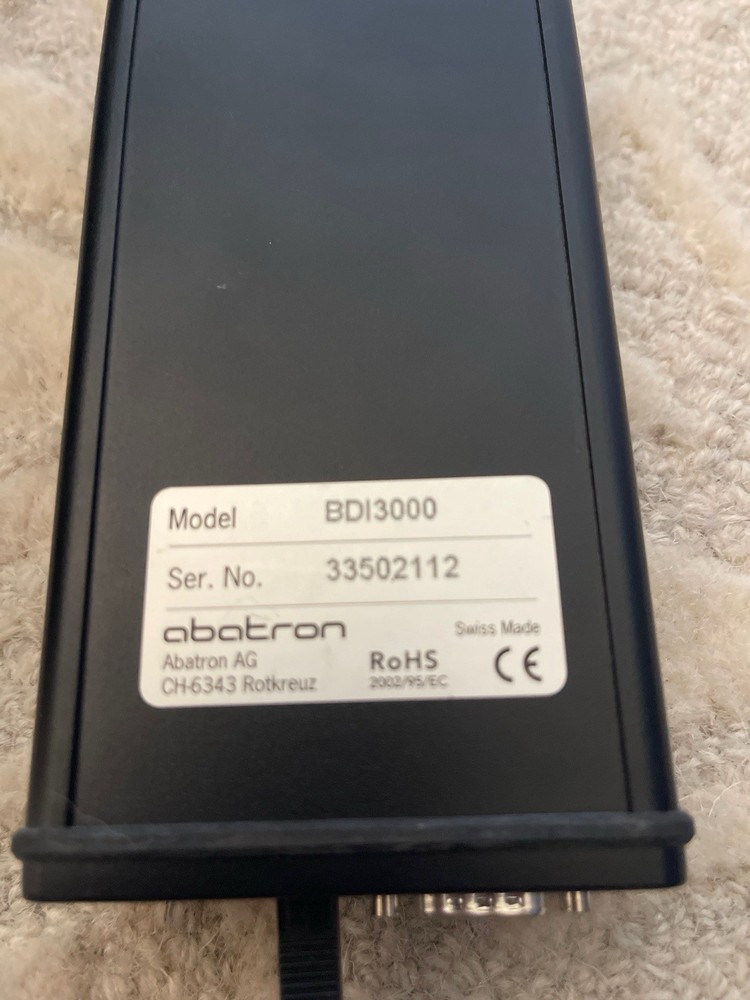 Abatron BDI3000 JTAG BDM Debug Interface Ethernet RS232 Power Supply