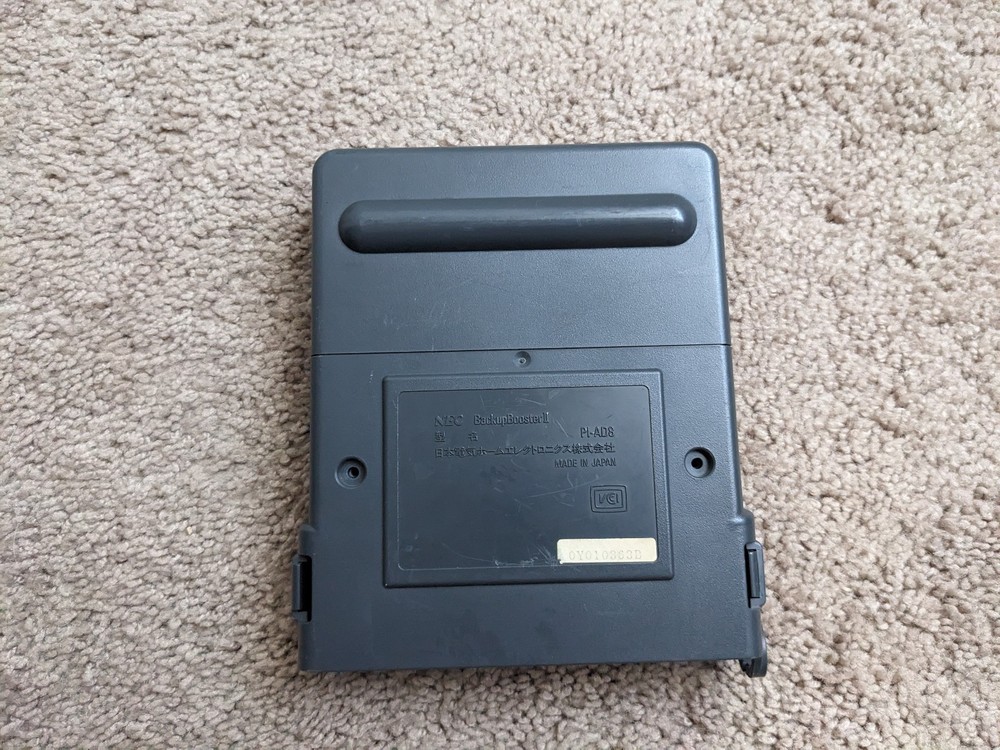 NEC Backup Booster ll 2 For PC Engine PI-AD8 Tested JAPAN Game Ref 1132
