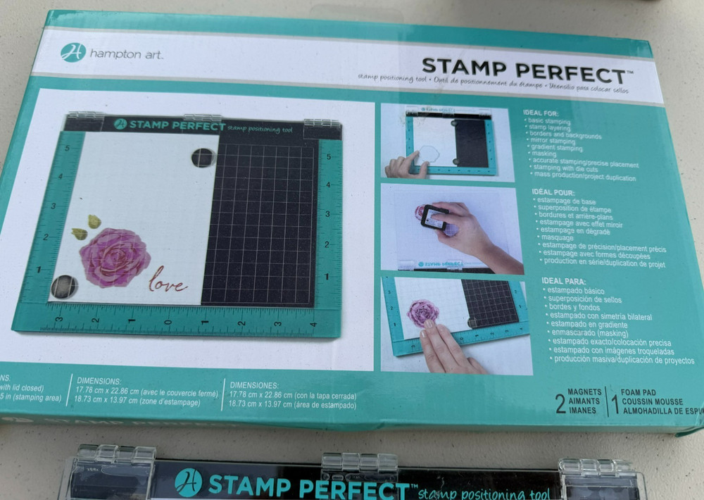 Hampton Art Stamp Perfect Positioning Tool for Crafting Scrapbooking