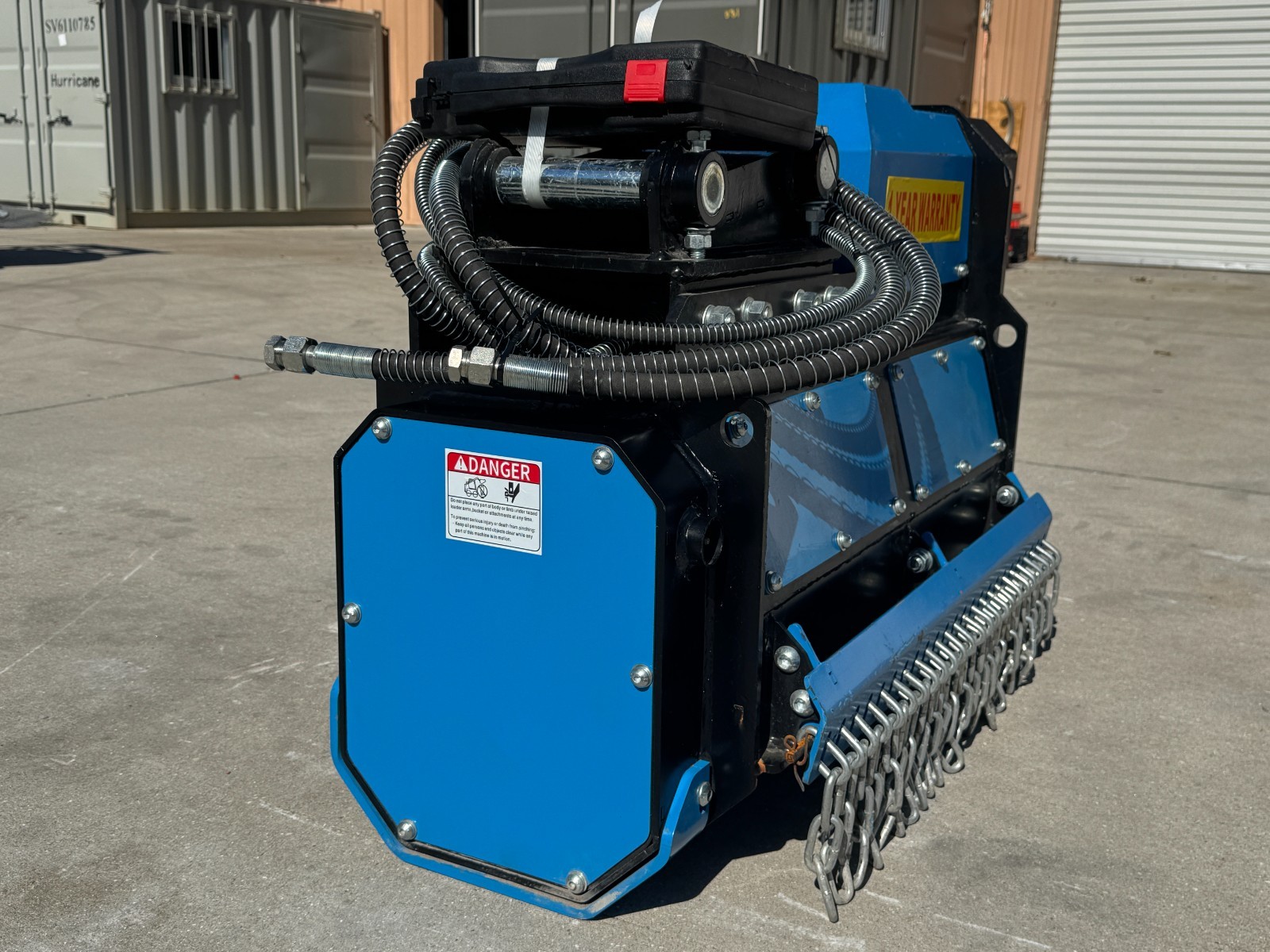 Raytree Excavator Forestry Drum Mulcher Attachment 3-8 Ton 45 MM Pins