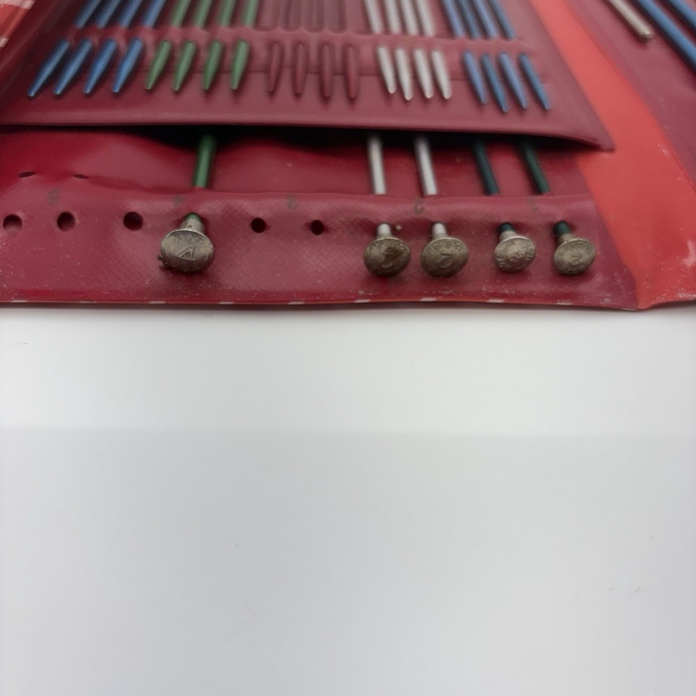 Vintage Boye Knitting Needles Set With Case