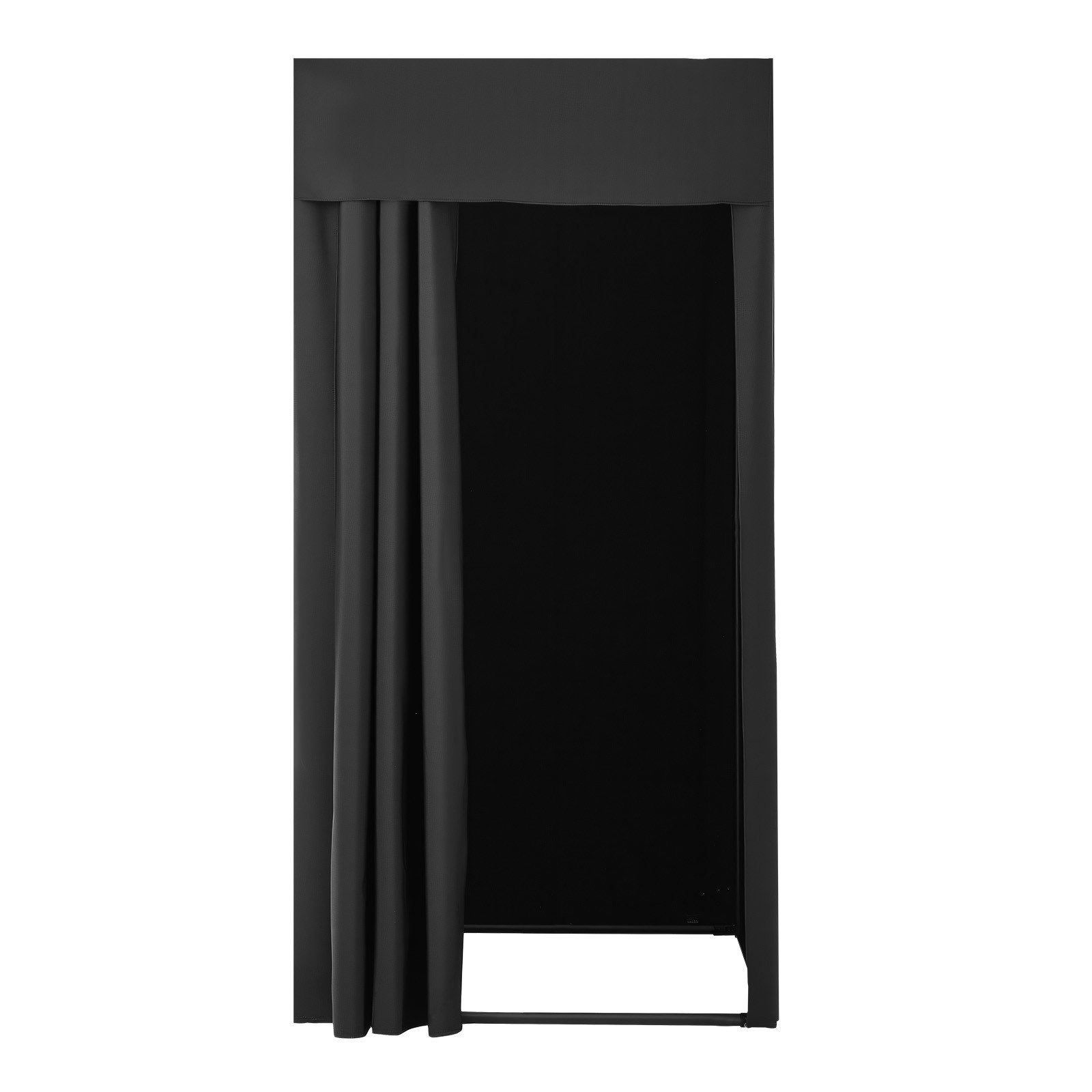 Fitting Room Portable Dressing Room 39 x 39 x 78 in Privacy Space (Black)