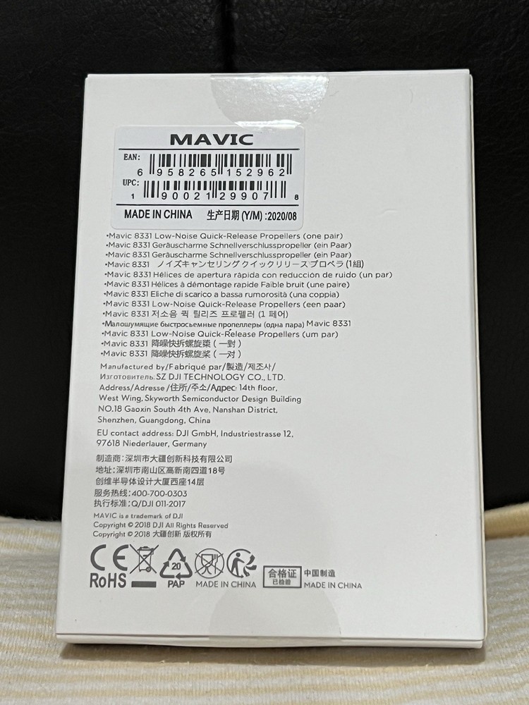 DJI Mavic Pro 8331 Low-Noise Quick-Release Propellers New