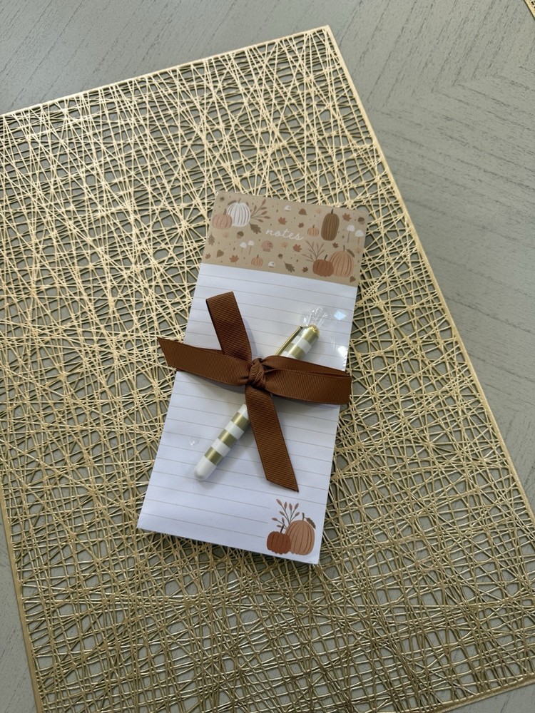 Fall Weather Kitchen Magnetic Note Pad