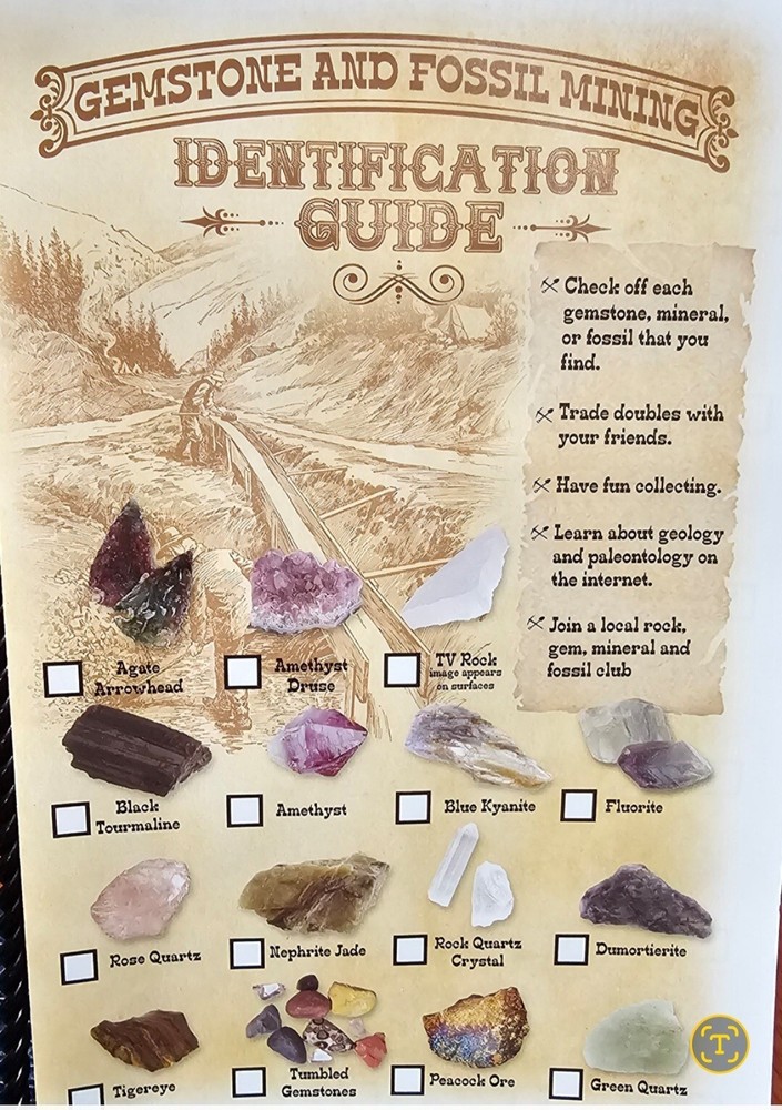 5 lb Gemstone Mine Rough / Pay Dirt Kit