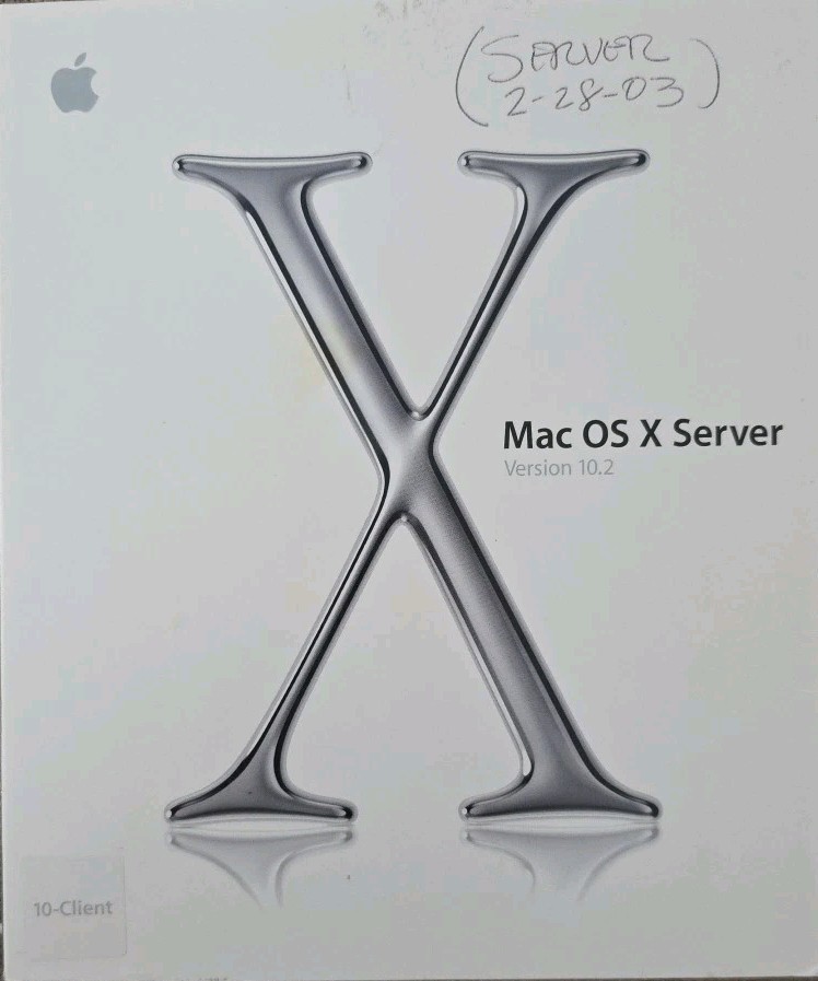 Mac OS X Server 10.2 10 Client M8719Z/A