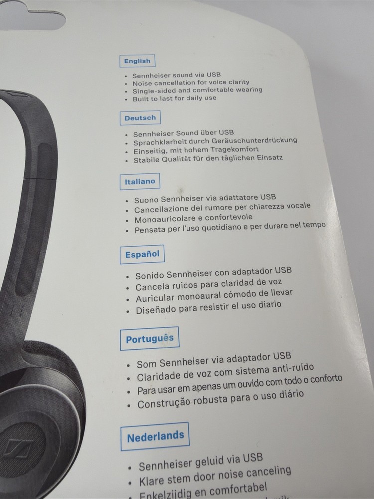 NEW Sennheiser Consumer Audio PC 7 USB Headset FREE SHIP