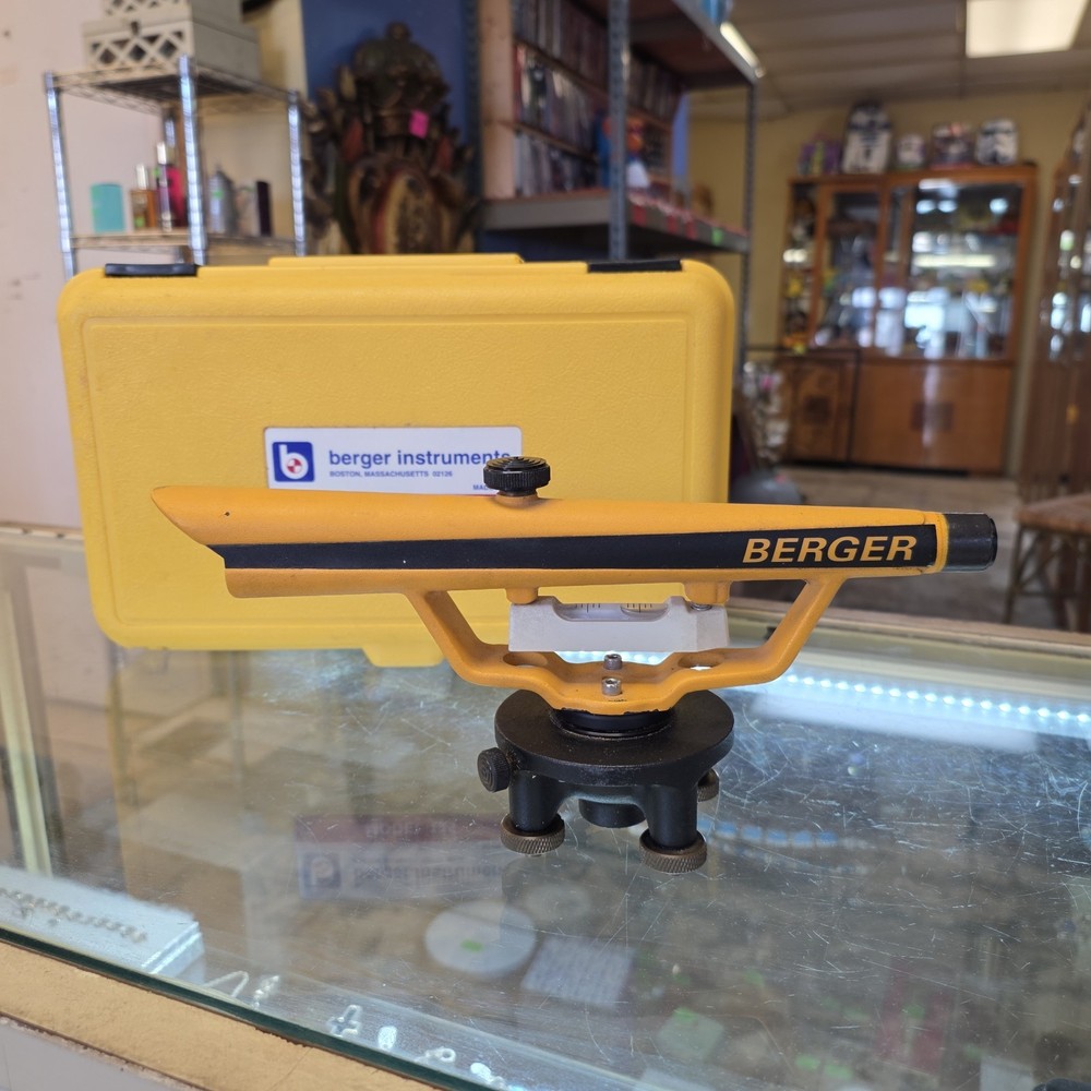 Berger Instruments Model 135 Surveying Transit Level with Hard Case