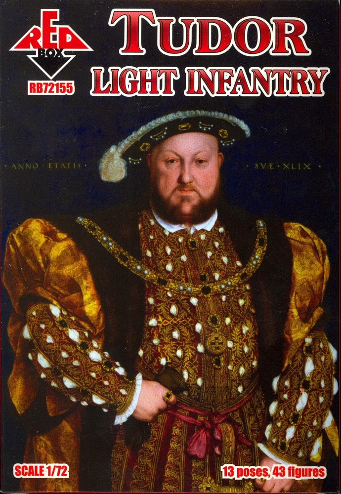 Red Box Figures 1/72 TUDOR LIGHT INFANTRY Figure Set