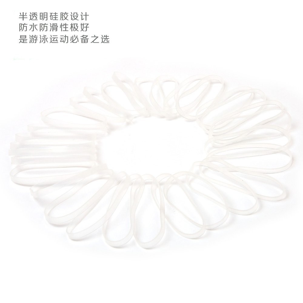 30 Count Clear 4mm Latex Polyband Elastics - Secure & Versatile Craft Must-Have