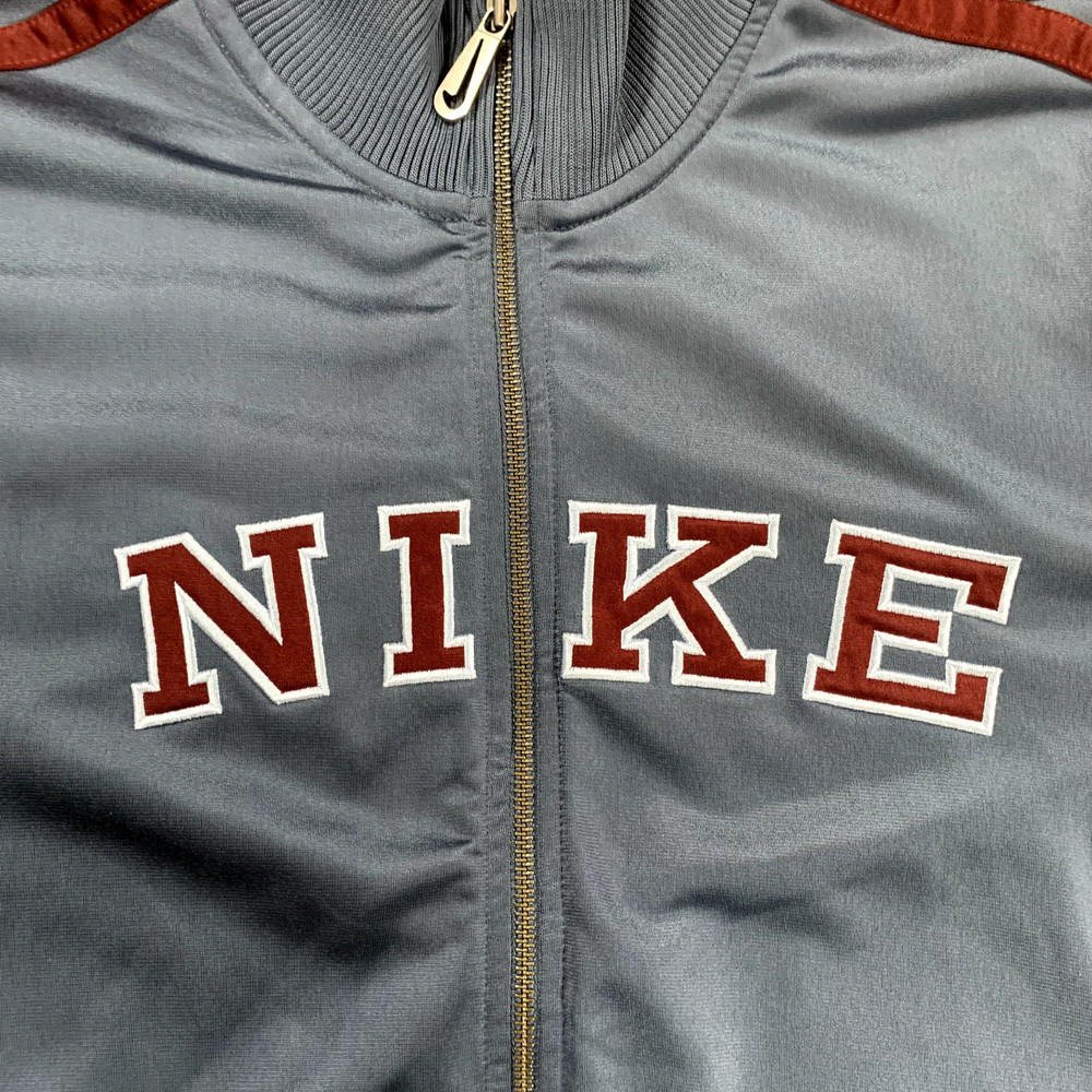 Nike Pullover Mens Large L Gray Full Zip Outdoor Athletic Jacket