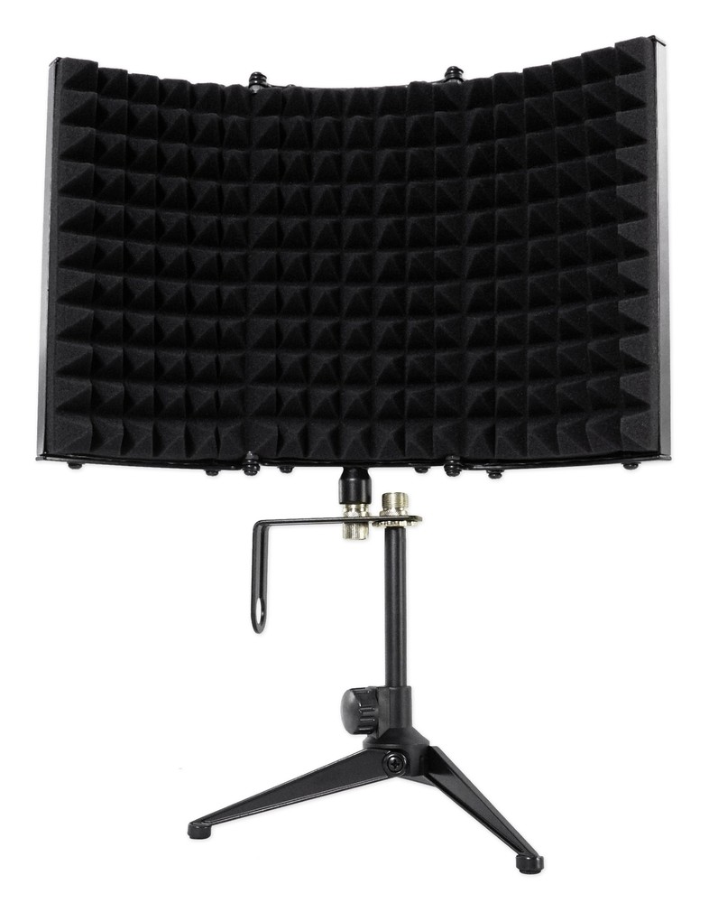 Audio Technica AT2020 Studio Recording Microphone Condenser Mic+Isolation Shield