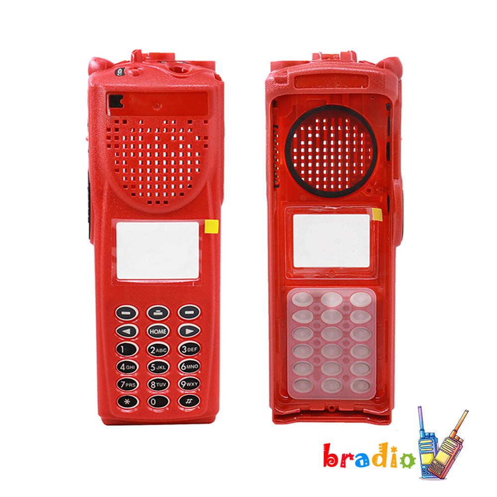 Red Replacement Front  Housing Case For  XTS3000 Model 3 Walkie TalkieRadio