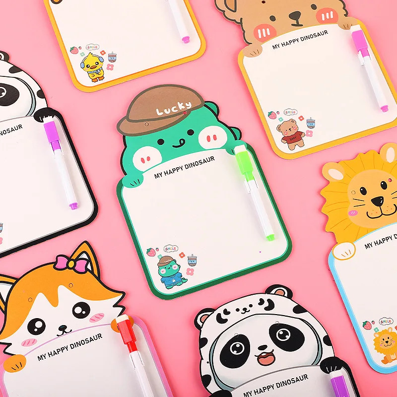 New Children's Cartoon Random Pattern Erasable Drawing Board Double-sided Board