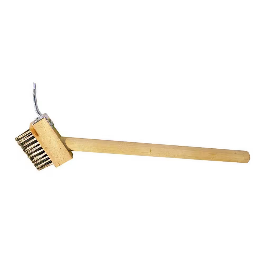 16 In. Paver Joint Wire Brush with Wood Handle