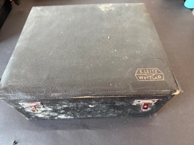 Leitz 6 Spindle Ernst Reitz's Integrating Stage - Microscope Rare Accessory