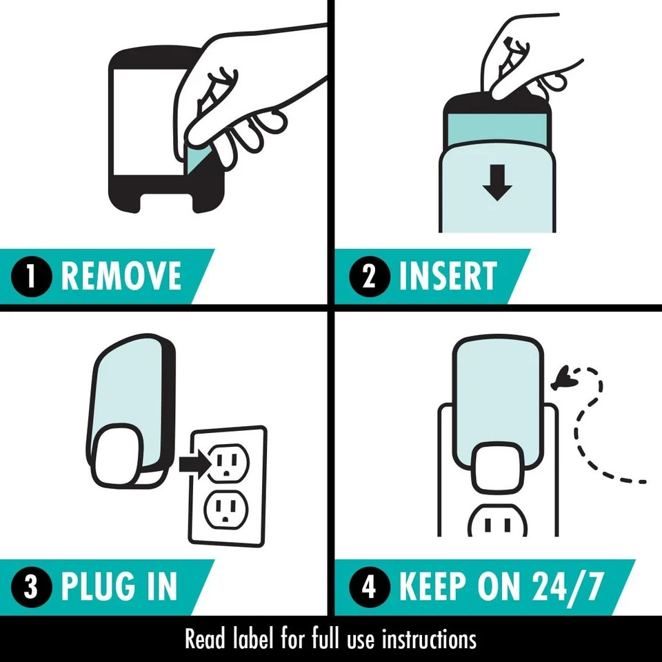 Stem Flying Insect Light Trap Refills 3 Pack (2) Raid Essentials Compatible