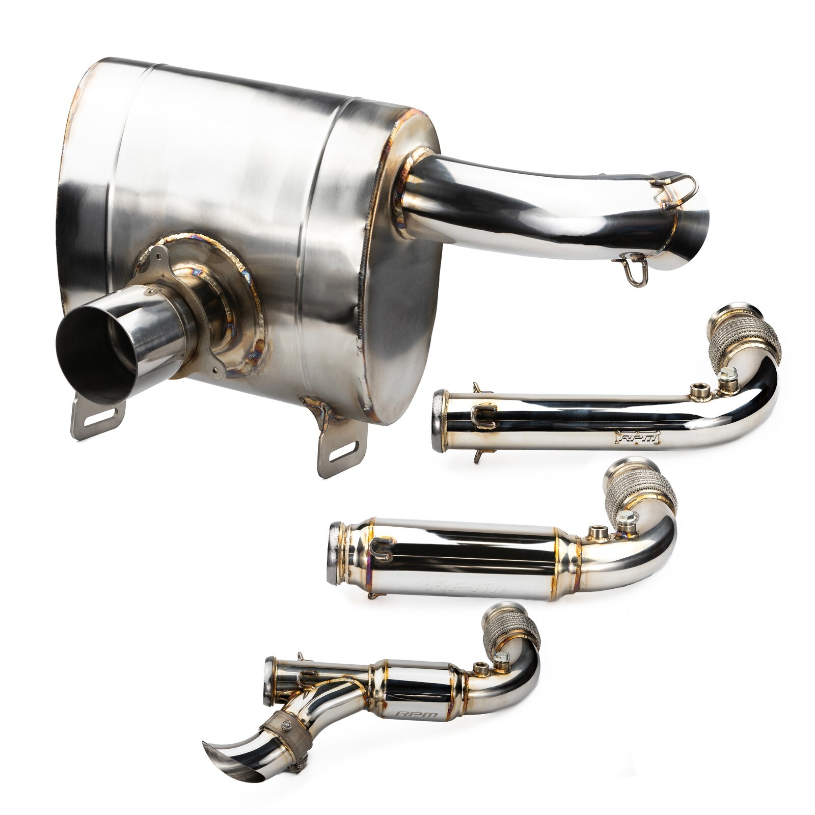 RPM 3" E-Valve Chambered Q-Series Turbo Exhaust for Can Am Maverick X3