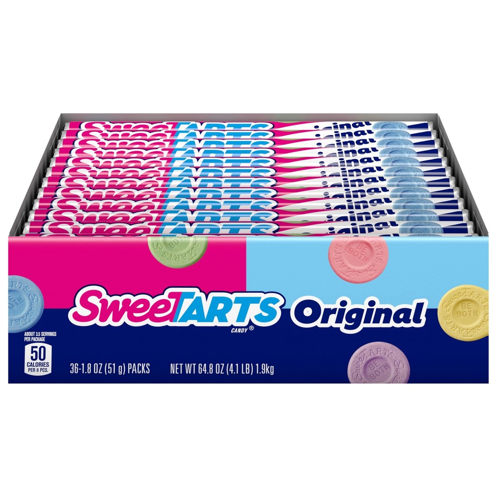 SweeTARTS Original Candy Roll 18 oz 36 count