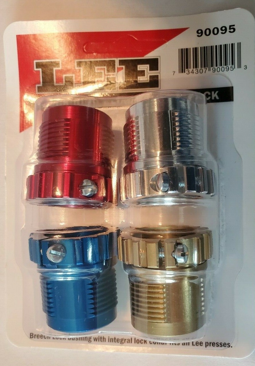 LEE 90095 4-Pack Spline Drive Breech Lock Bushing Lock-Ring Eliminator