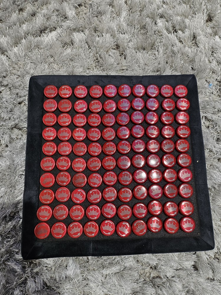 100 Undented Budweiser Bottle Caps