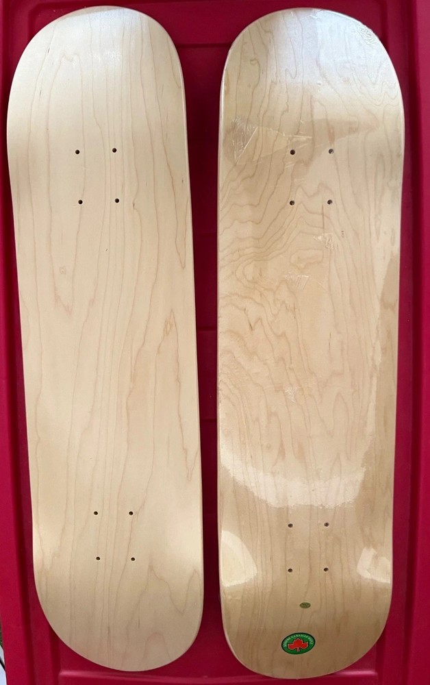 Solid Maple Skateboard Blank 31.5”x 8” New Sealed In Plastic New