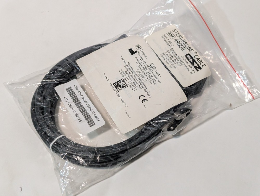 CSZ Cincinnati Sub-Zero 4900B Steri-Probe Reusable Interconnect Cable 39813/4940