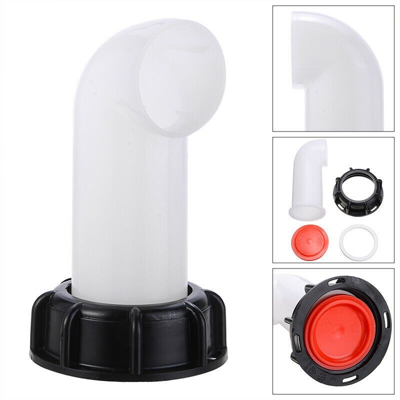 Easily Installable IBC Tank Drain Valve Kit with Functional Accessories