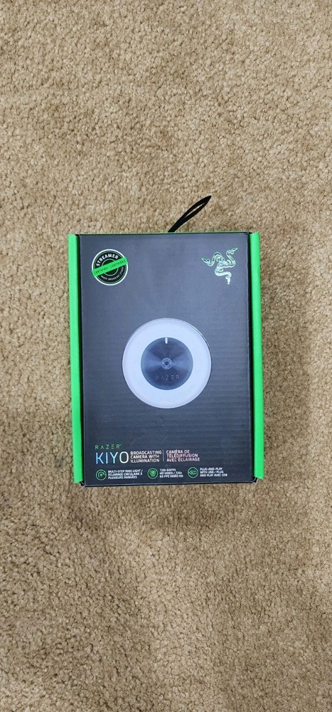 Razer Kiyo Webcam Multi-step Ring Light 60fps 1080p USB Black