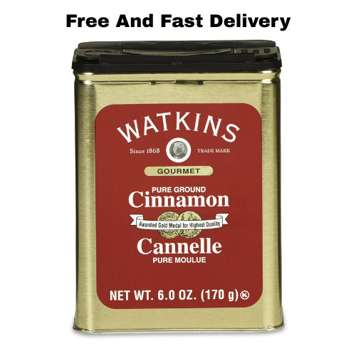 Watkins Pure Ground Cinnamon Tin 6 oz...