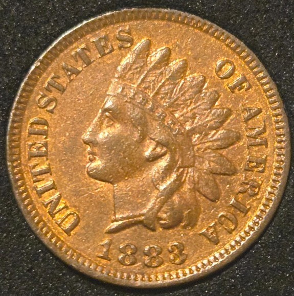 1883 Indian Head Penny - SHARP RB - HIGHER GRADE - FREE SHIPPING