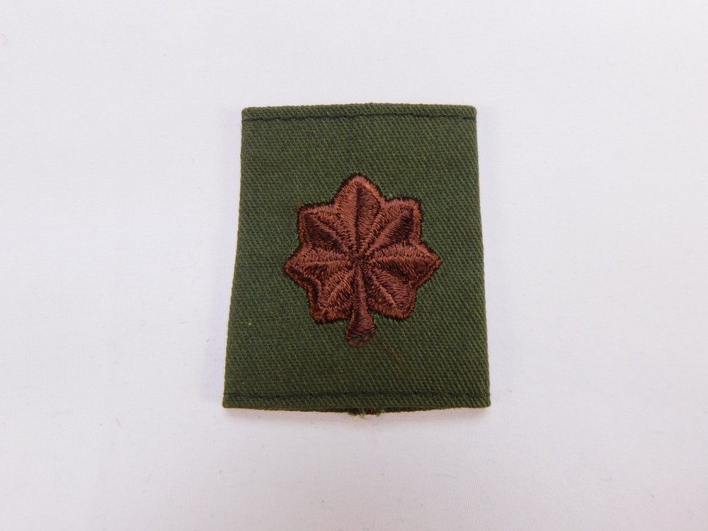 US Air Force USAF Gortex Loop Rank Maj Major O-4 BDU Green Slide Patch