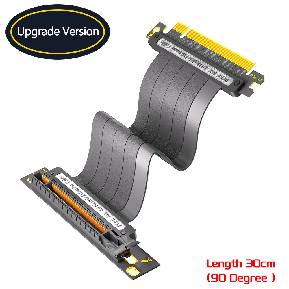 PCIE 4.0 Extension Cable High Speed Riser for GPU Extension Card Length 30cm