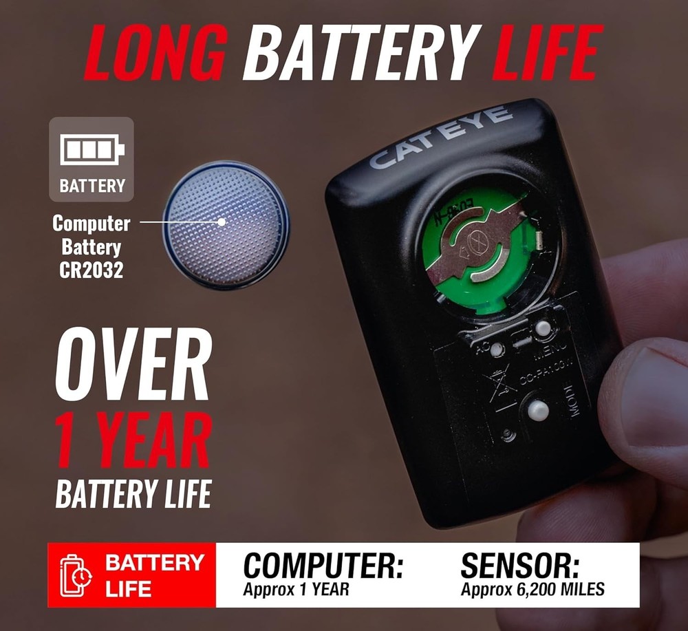 Padrone Wireless Bike Computer – Oversized Display